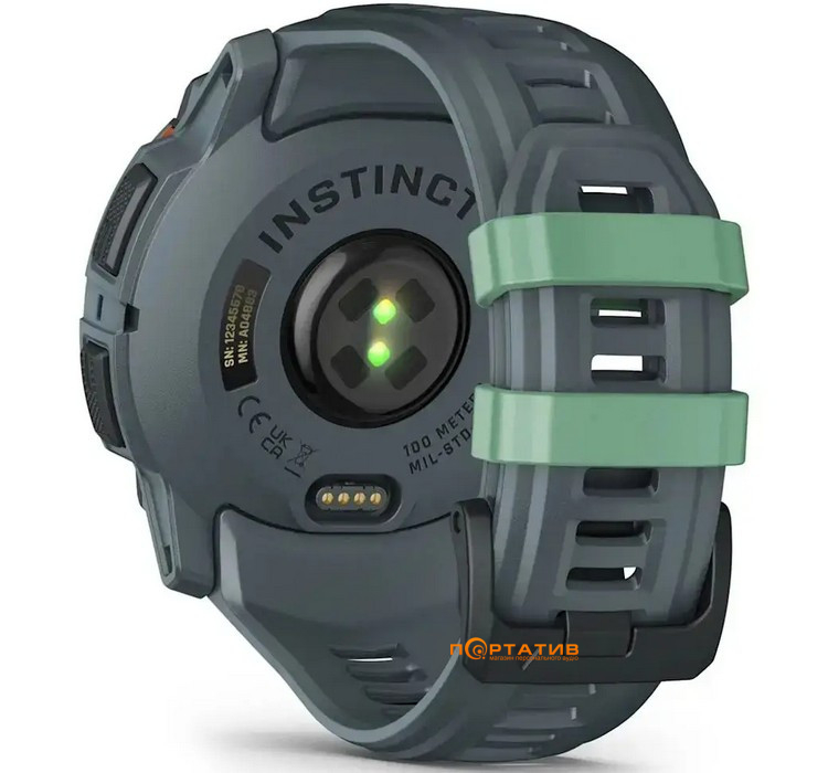 Смарт-годинник Garmin Instinct 3, 50mm, AMOLED, Neotropic Bezel with Twilight Band (010-03020-01)