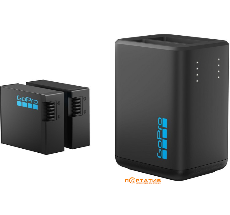 Двойное зарядное устройство GoPro Dual Battery Charger (AEDBD-201-EU)