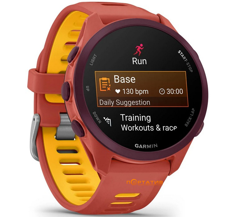 Смарт-часы Garmin Forerunner 170 MUSIC Red Pink/Mango (010-03920-13)