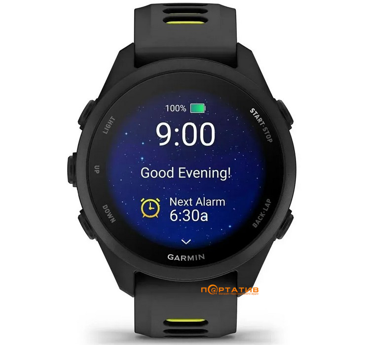 Смарт-часы Garmin Forerunner 170 Black/Amp Yellow (010-03920-00)