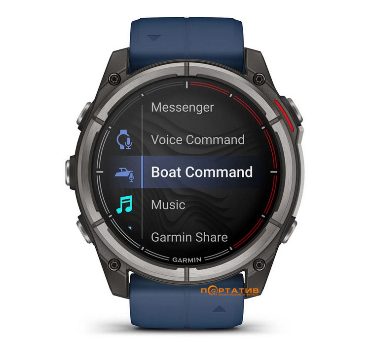 Смарт-часы Garmin Quatix 8, 51mm, AMOLED, Saph, EMEA (010-02905-91)