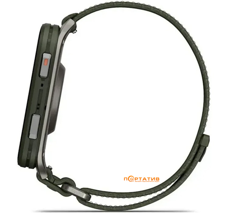Смарт-часы Garmin Venu X1 Moss with Titanium Caseback and Moss ComfortFit Nylon Band (010-02980-03)
