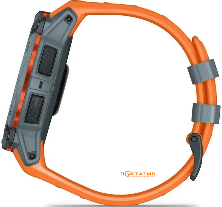 Смарт-годинник Garmin Instinct 3, 50mm, Solar, Spark Orange Bzl w/Spark Orange Bnd (010-02935-01)