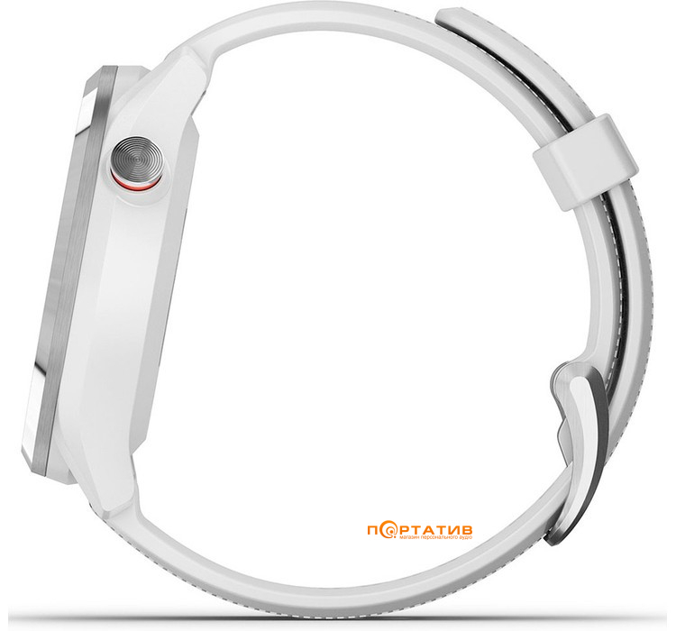 Смарт-часы Garmin Approach S42, Golf, Stainless Steel w/ White (010-02572-01)