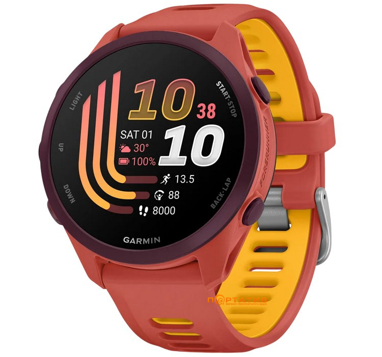 Смарт-часы Garmin Forerunner 170 MUSIC Red Pink/Mango (010-03920-13)
