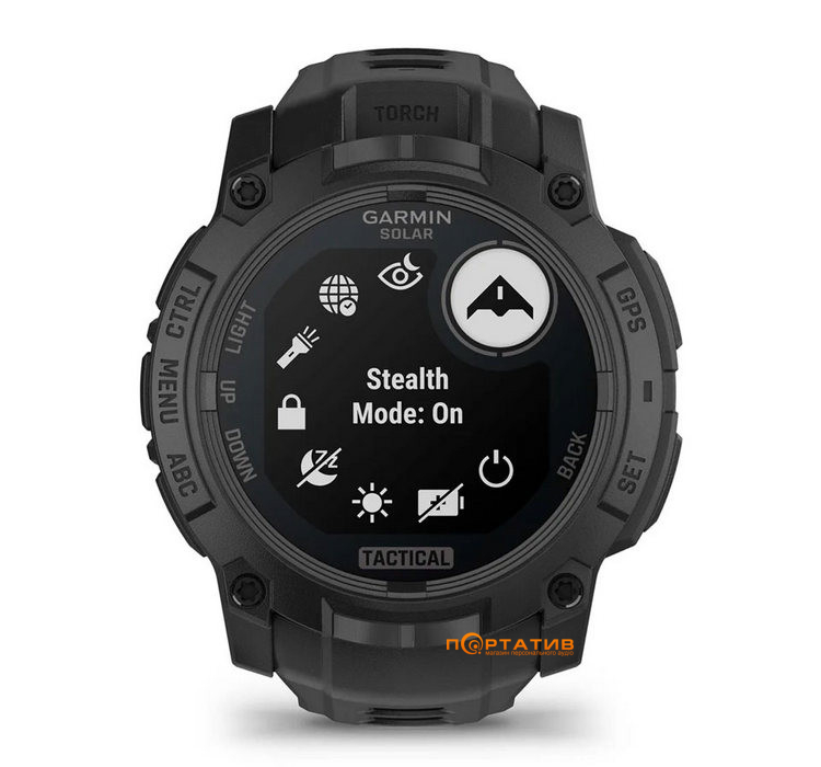 Смарт-часы Garmin Instinct 3, 50 mm, Solar, Tactical Edition (010-02935-50)