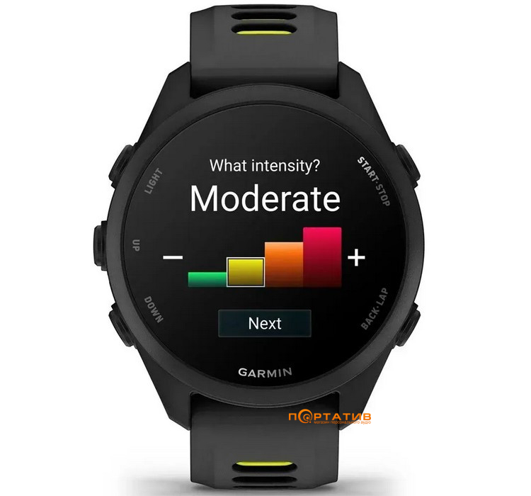 Смарт-часы Garmin Forerunner 170 Black/Amp Yellow (010-03920-00)