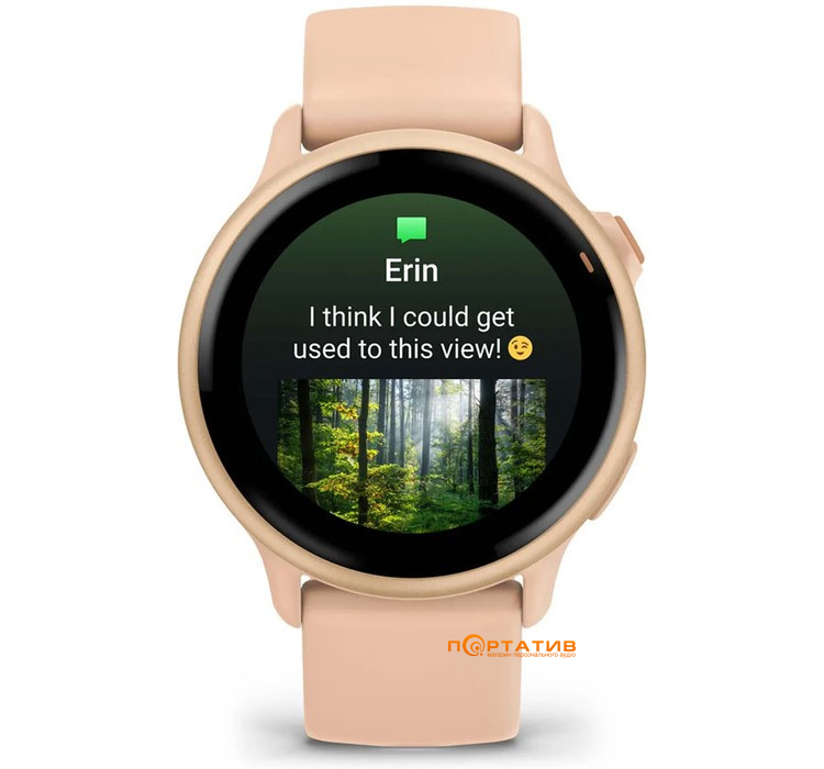 Смарт-часы Garmin Vivoactive 6, GPS, Pink Dawn/P. Dawn Metallic (010-02985-03)