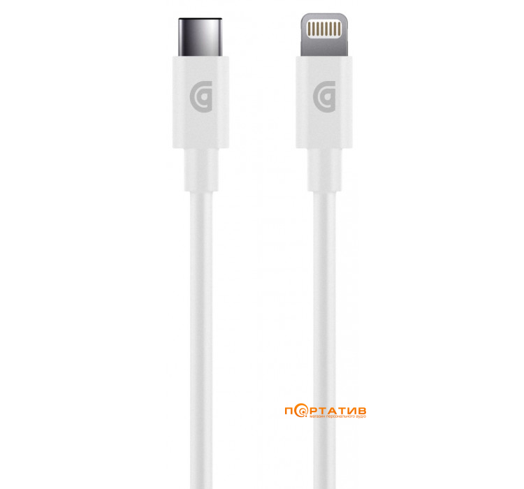 Кабель Griffin USB-C to Lightning Cable 1,2 m White (GP-066-WHT)