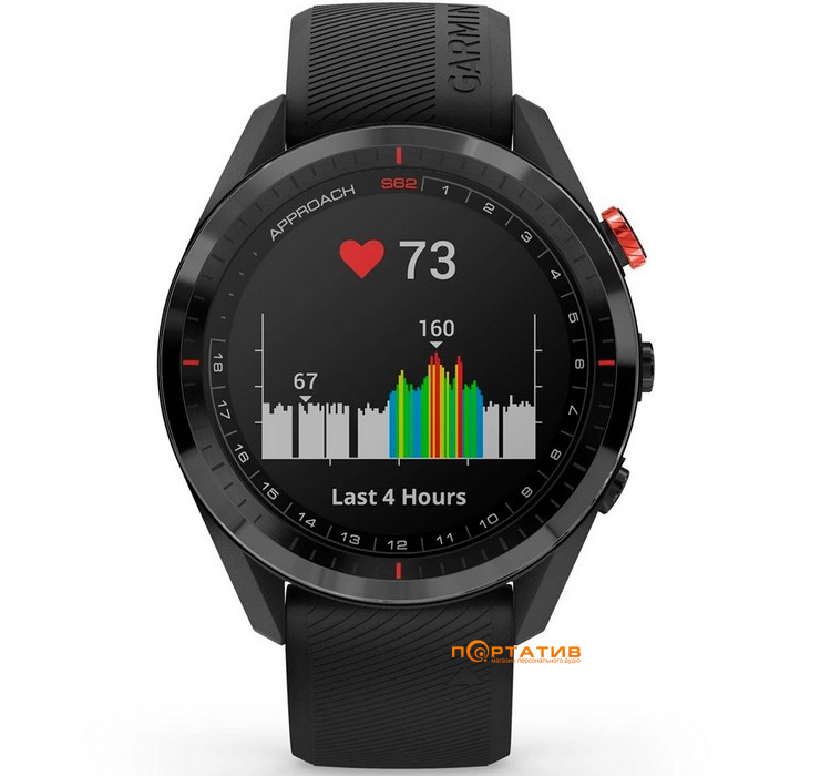 Смарт-годинник Garmin Approach S62 Premium Black (010-02200-00)