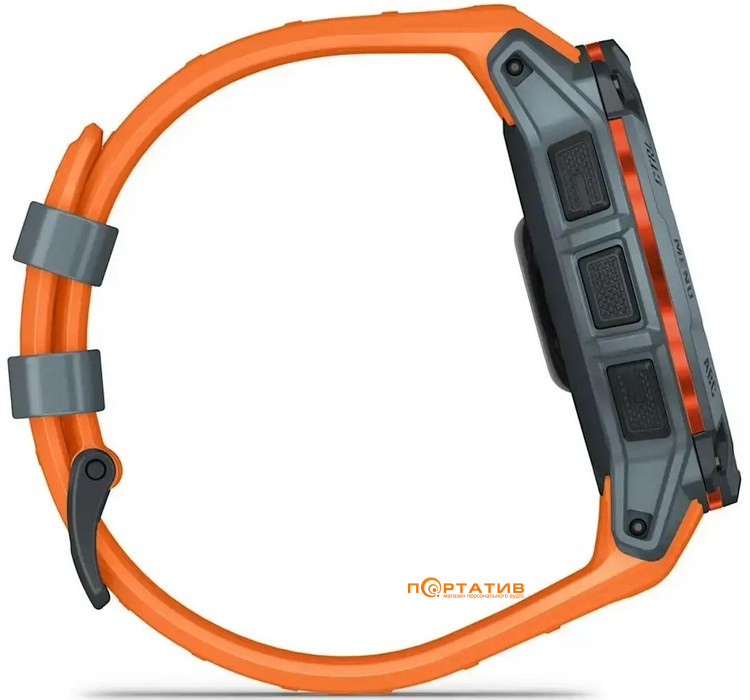 Смарт-годинник Garmin Instinct 3, 50mm, Solar, Spark Orange Bzl w/Spark Orange Bnd (010-02935-01)