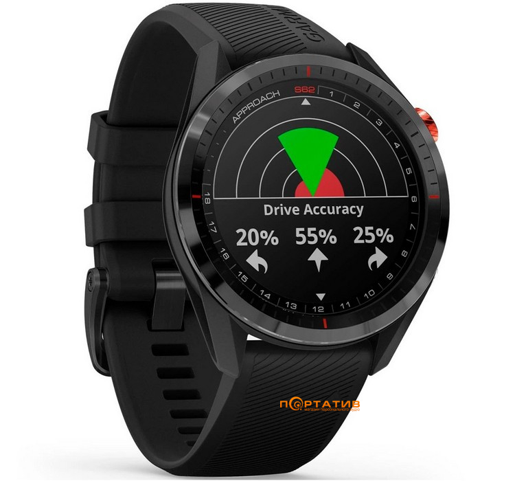 Смарт-годинник Garmin Approach S62 Premium Black (010-02200-00)