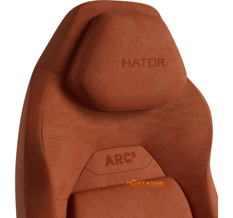 Кресло для геймеров HATOR Arc 3 L Velour Orange (HTC3449L)