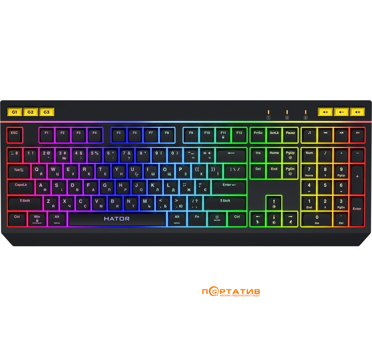 Игровая клавиатура HATOR Icefall Black (HTK402UA)