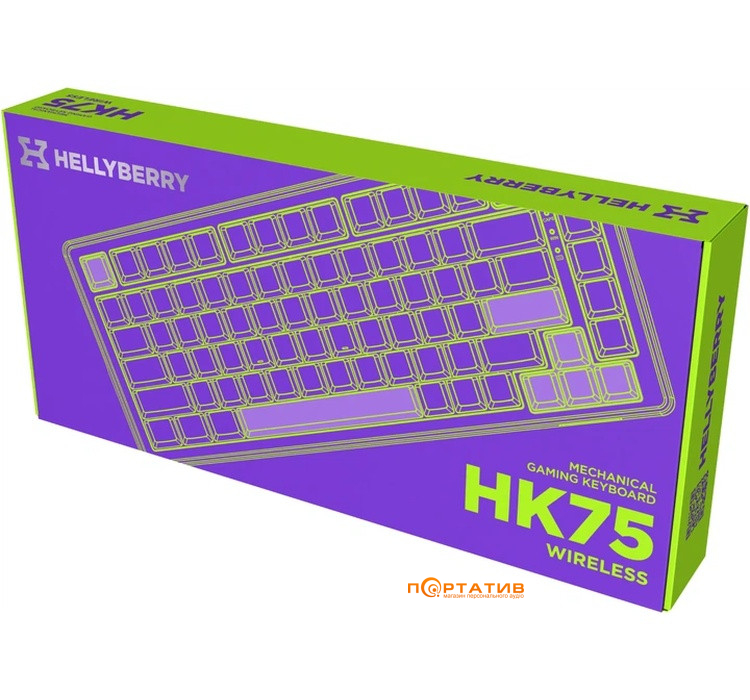 Ігрова клавіатура HATOR Hellyberry HK75 Wireless White-Violet (HK75_Wireless)