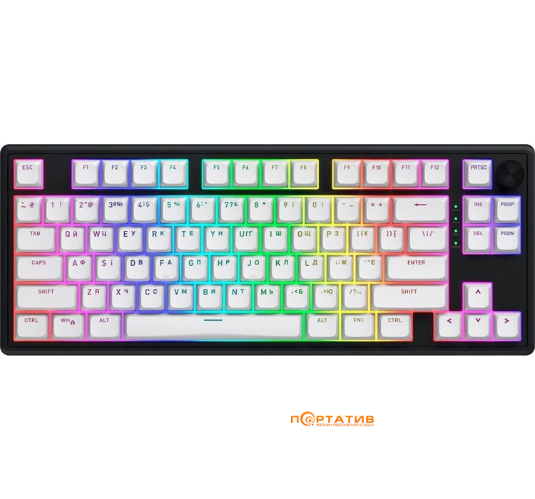 Игровая клавиатура HATOR Skyfall 80 MAG Ultra 8K Black-White (HTK1880UA)