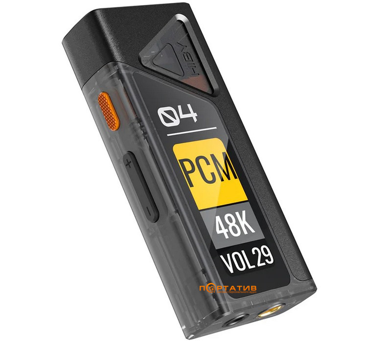 ЦАП із підсилювачем для навушників HiBy FC4 with display Black