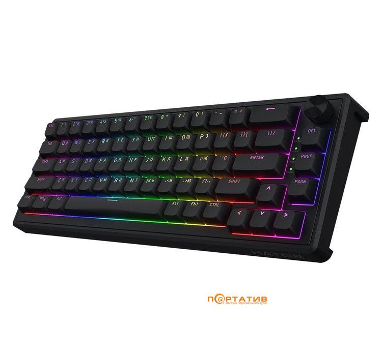 Ігрова клавіатура HATOR Skyfall 65 Black-Black (HTK1160UA)