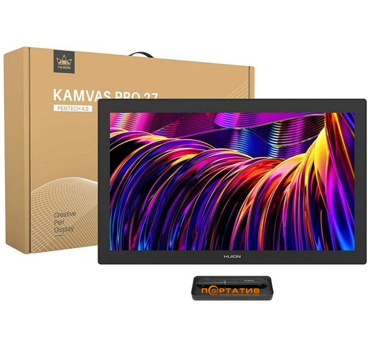 Графический монитор HUION Kamvas Pro 270 + перчатка (GT2701)