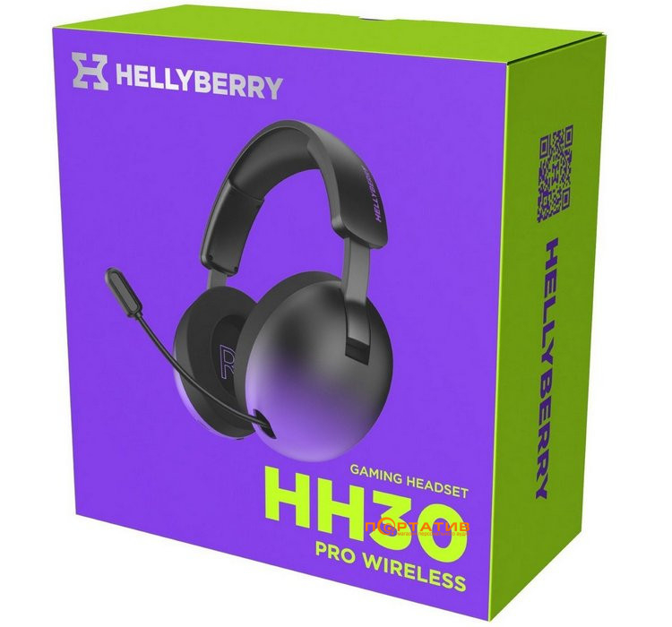 Ігрова гарнітура HATOR Hellyberry HH30 PRO Wireless Black (HH30_PRO_wireless_BV)
