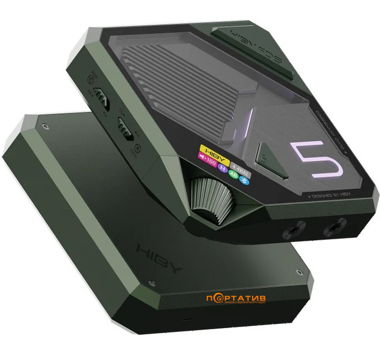 ЦАП із підсилювачем для навушників HiBy FD5 Green