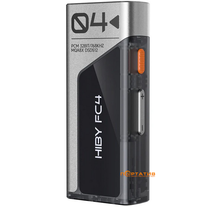ЦАП із підсилювачем для навушників HiBy FC4 with display Silver