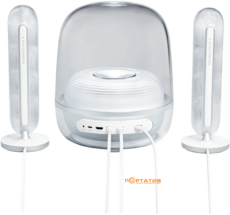 Акустика Harman-Kardon SoundSticks 5 Wi-Fi White (HKSOUNDSTK5WFWEP)