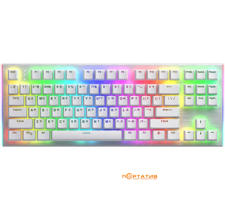 Игровая клавиатура HATOR Gravity X TKL Orange White (HTK551UA)