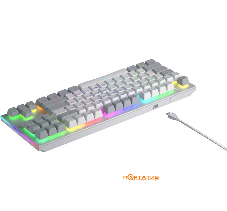 Ігрова клавіатура HATOR Gravity TKL Orange White (HTK561UA)