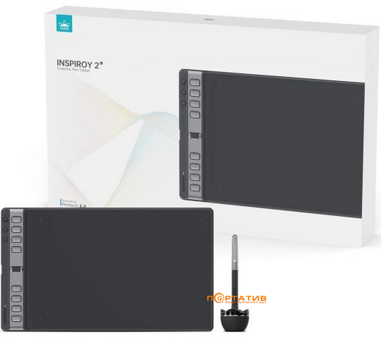 Графический планшет HUION Inspiroy 2 L + перчатка (H1061P
)