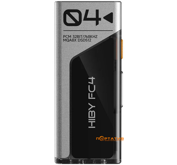 ЦАП із підсилювачем для навушників HiBy FC4 with display Silver