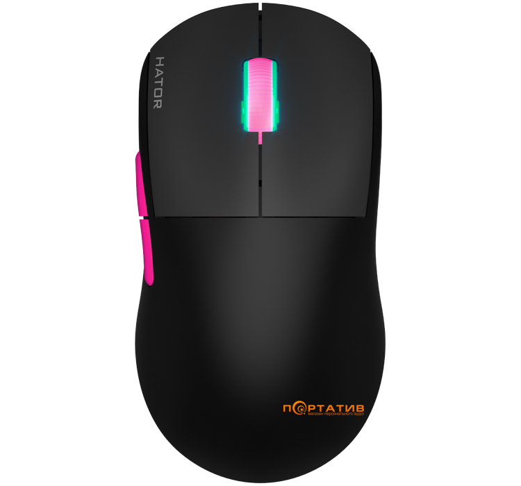 Игровая мышь HATOR Quasar 2 Ultra 4K Wireless Black/Pink (HTM570BP)