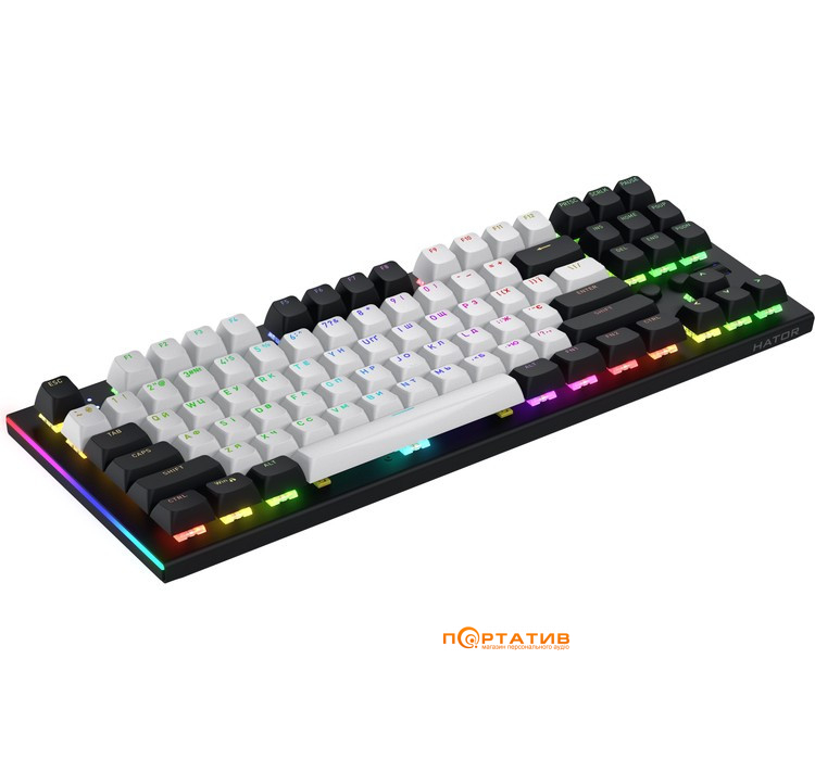 Ігрова клавіатура HATOR Gravity TKL Orange Black (HTK560UA)