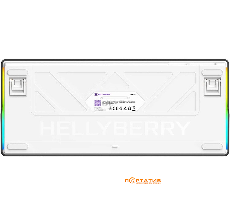 Ігрова клавіатура HATOR Hellyberry HK75 White-Violet (HK75)