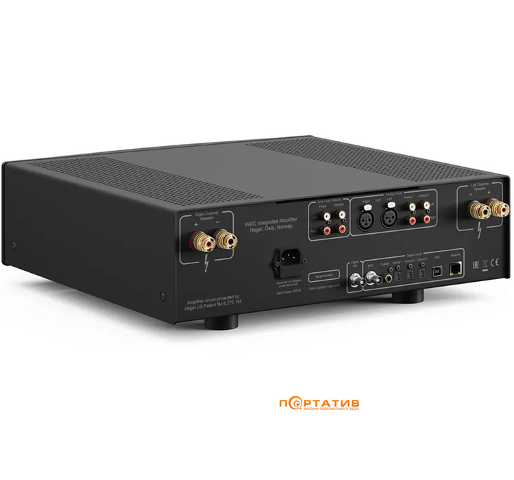 Підсилювач Hegel H400 Black