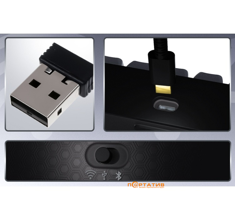 Игровая клавиатура HATOR Skyfall 80 PRO Wireless Black (HTK4181UA)