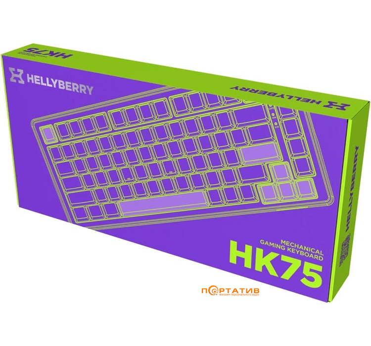 Ігрова клавіатура HATOR Hellyberry HK75 White-Violet (HK75)
