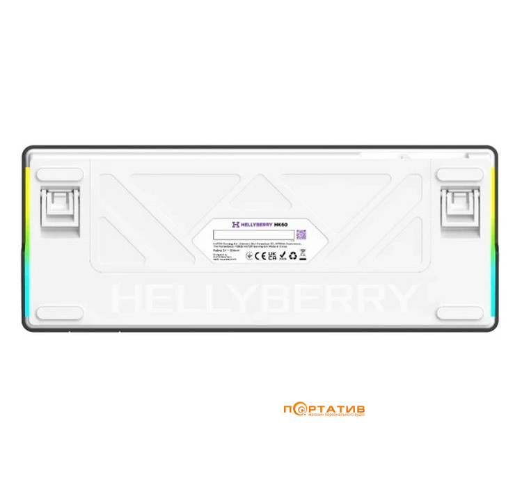 Ігрова клавіатура HATOR Hellyberry HK60 White-Violet (HK60)
