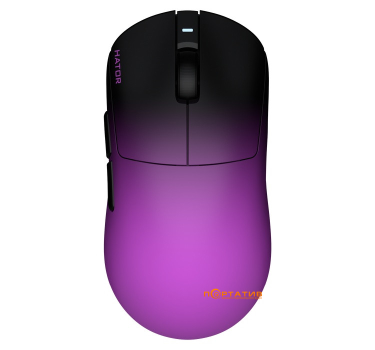 Ігрова миша HATOR Quasar 3 ULTIMA 8K Wireless Black/Violet (HTM760)
