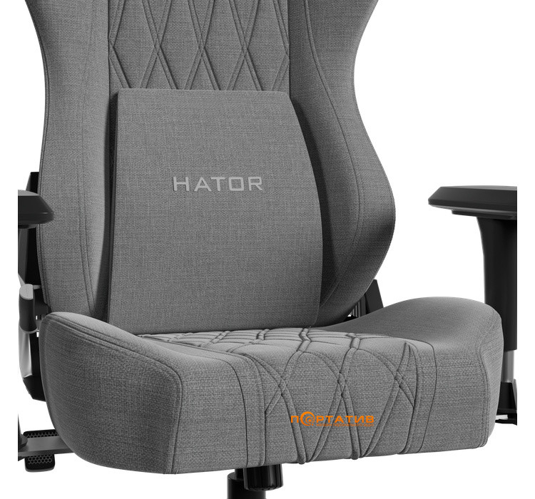 Крісло для геймерів HATOR Darkside 3L Fabric Grey (HTC3016L)