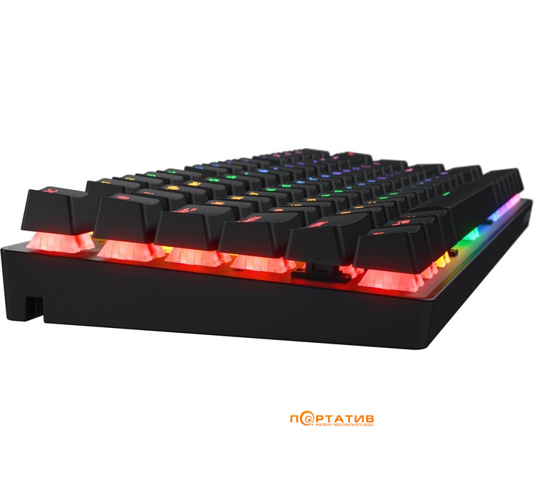 Ігрова клавіатура HATOR Icefall Mecha 75 Wireless Rainbow Black (HTK275UA)