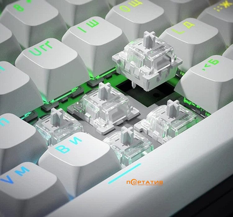 Игровая клавиатура HATOR Skyfall 80 MAG Ultra 8K Black-White (HTK1880UA)