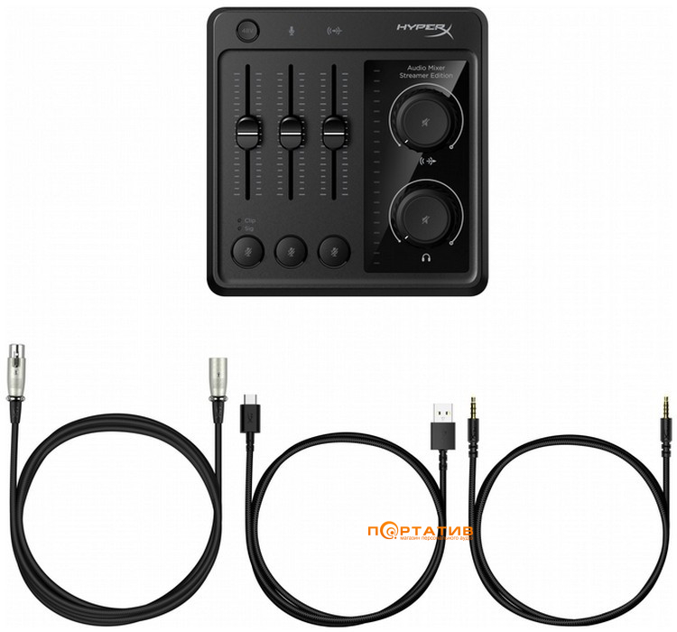 Мікшерний пульт HyperX Audio Mixer Black (73C12AA)