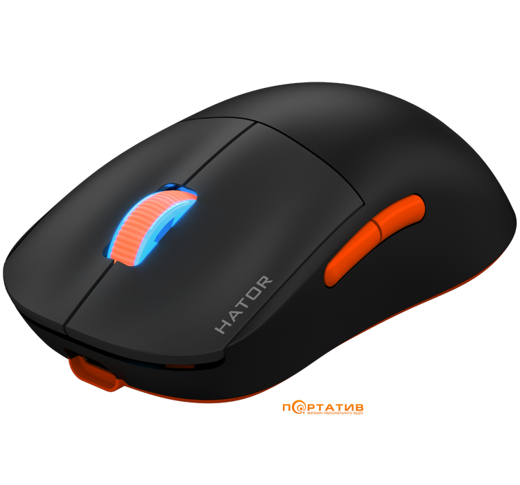 Игровая мышь HATOR Quasar 2 PRO Wireless Black/Orange (HTM560BO)