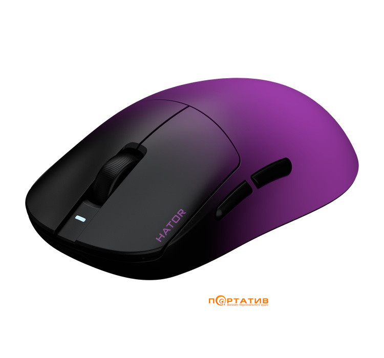 Ігрова миша HATOR Quasar 3 ULTIMA 8K Wireless Black/Violet (HTM760)