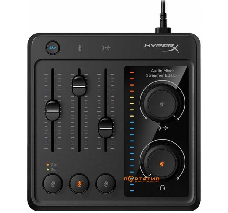 Мікшерний пульт HyperX Audio Mixer Black (73C12AA)