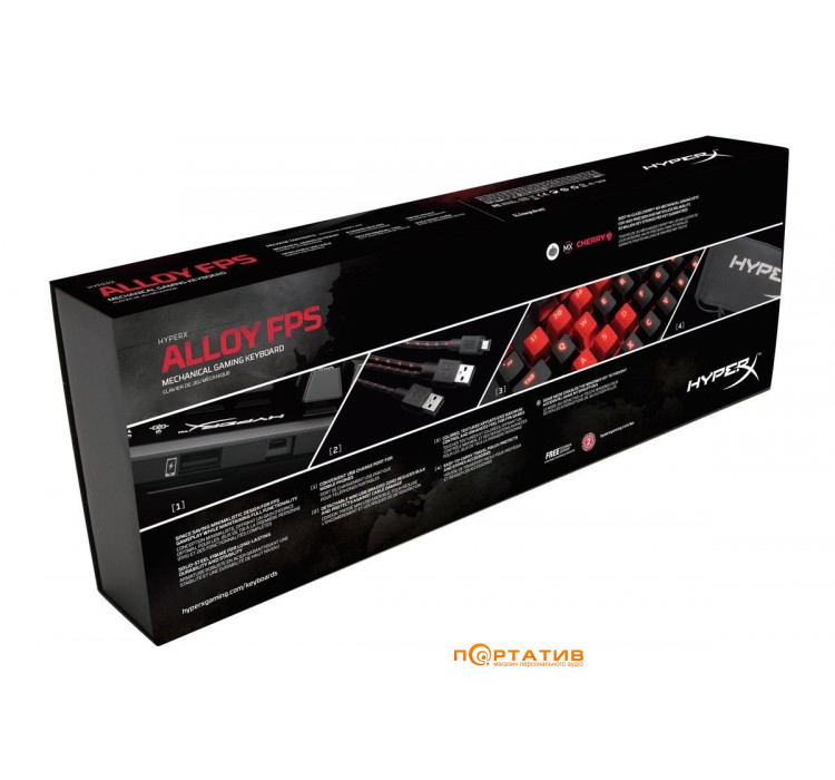 HyperX Alloy FPS Pro Cherry MX Red (HX-KB4RD1-RU/R1)