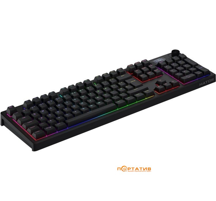 Игровая клавиатура HATOR Skyfall 100 PRO Wireless Black, UK-ISO Silent Switches (HTK4101EU)