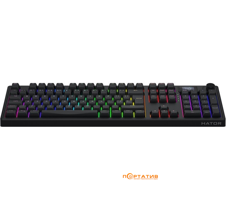 Игровая клавиатура HATOR Skyfall 100 PRO Wireless Black, UK-ISO Silent Switches (HTK4101EU)