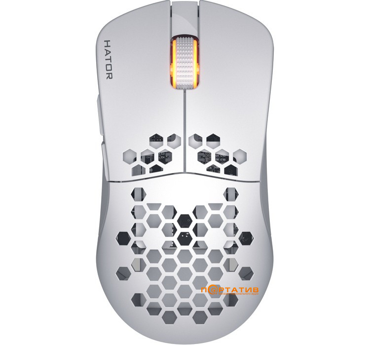 Игровая мышь HATOR Stellar PRO Wireless White (HTM-551)